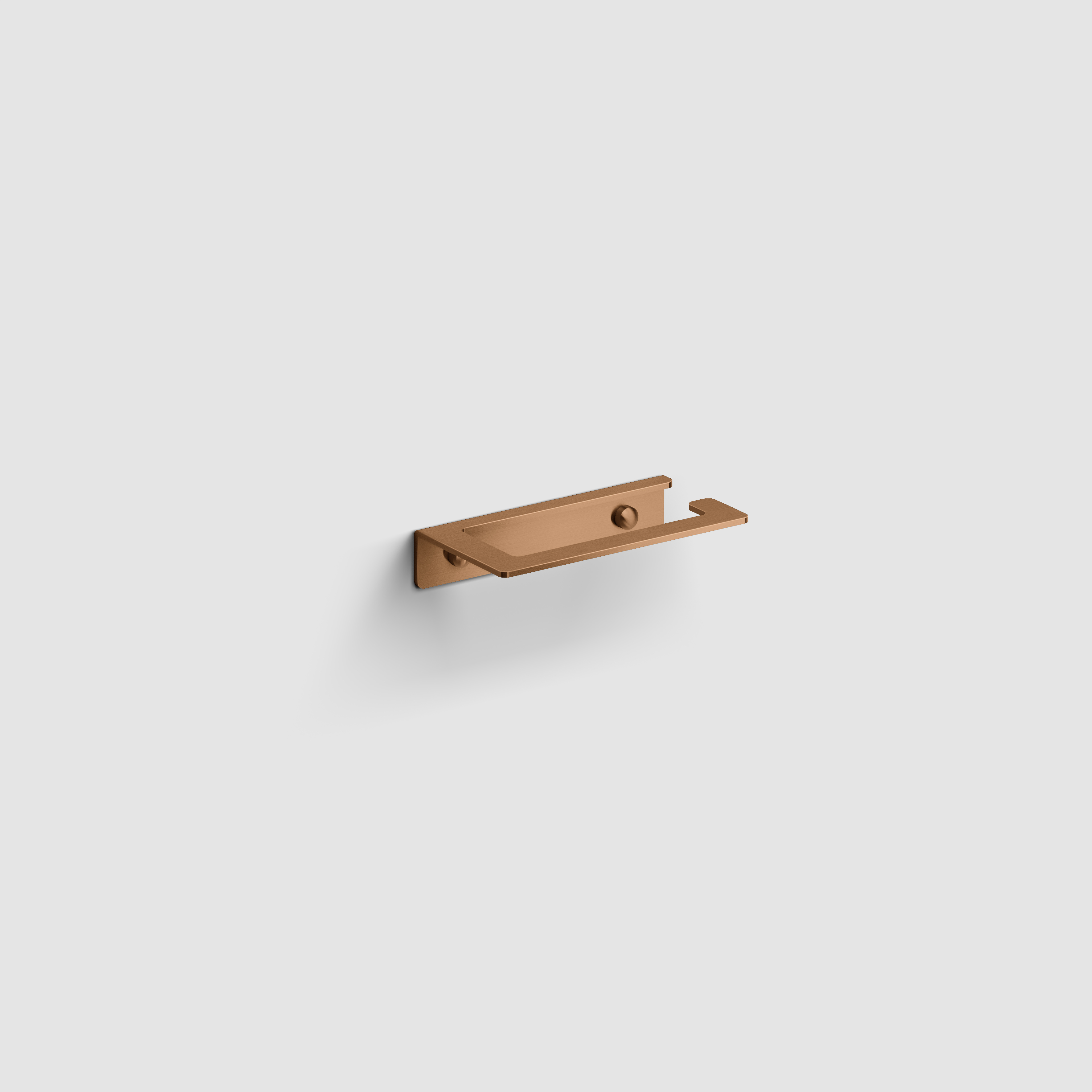 Clou Fold toiletrolhouder zonder klep brons geborsteld PVD CL/09.04030.83